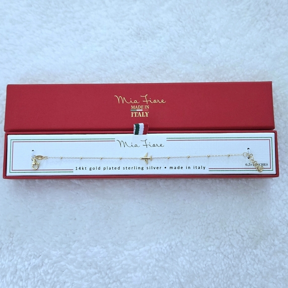 Mia Fiore Gold💛 Airplane✈️ Bracelet - NIB - Picture 12 of 13